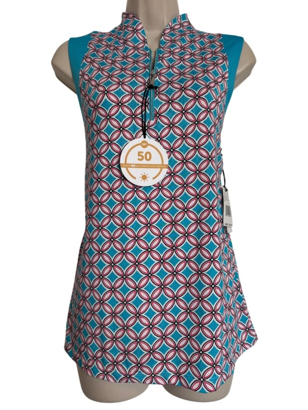 Tail Golf Size Large Tulip Garden Sleeveless Top NWT SPF 50 $58